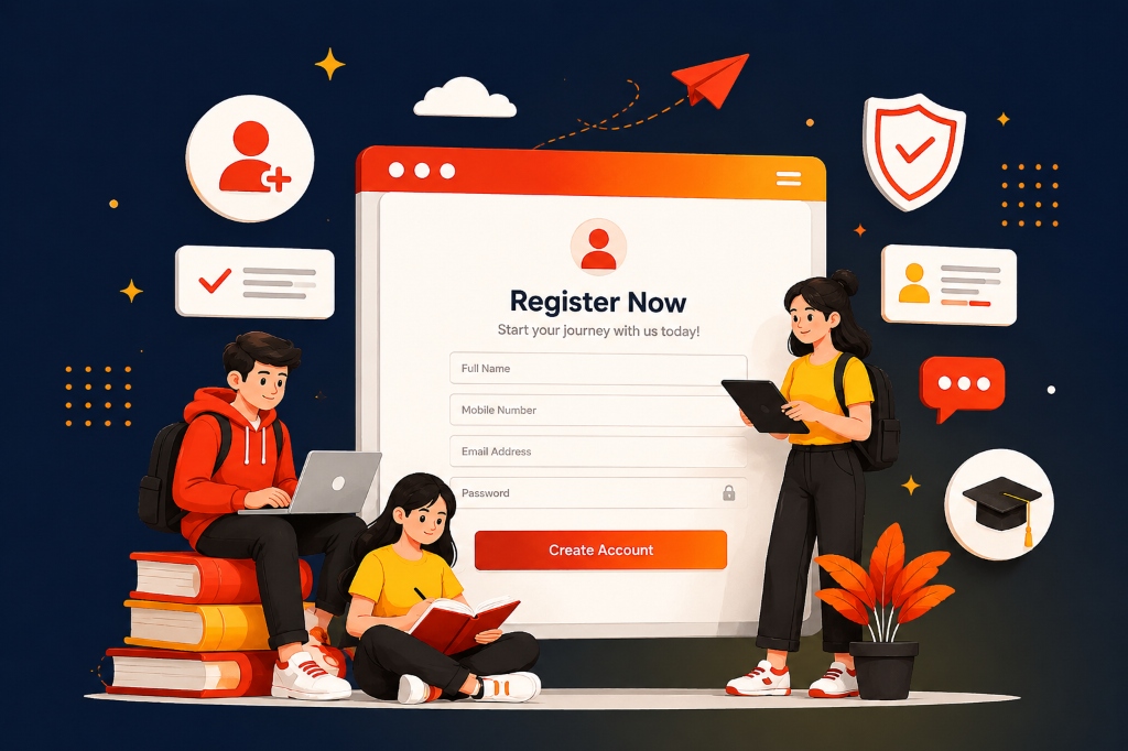 Margdarshak Shikshan Sansthan admissions — students registering for courses